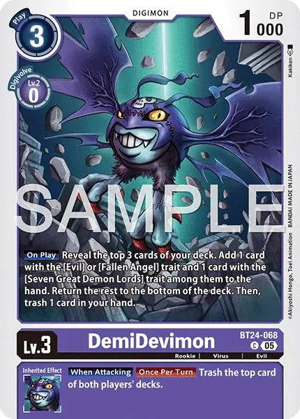 Demidevimon [Bt24-068] [Time Stranger] 1