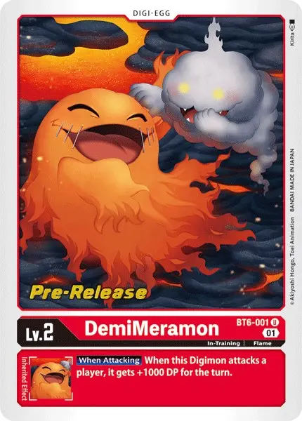 Demimeramon [Bt6-001] [Double Diamond Pre-Release Cards] 1