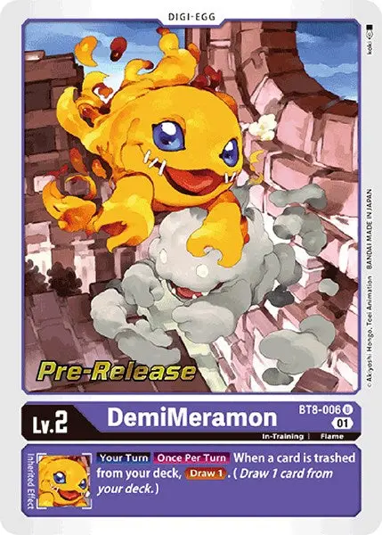 Demimeramon [Bt8-006] [New Awakening Pre-Release Cards] 1