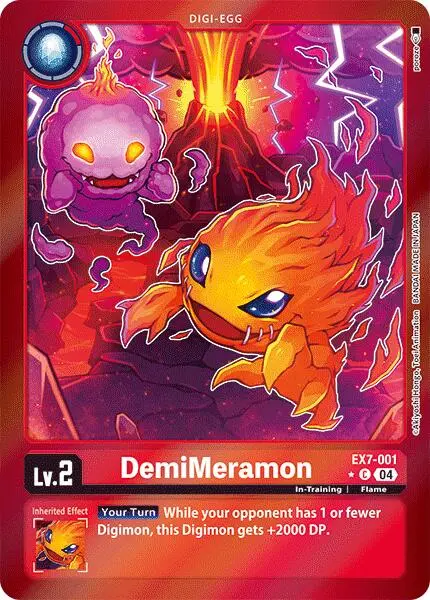 Demimeramon [Ex7-001] (Foil) [Digimon Liberator] 1