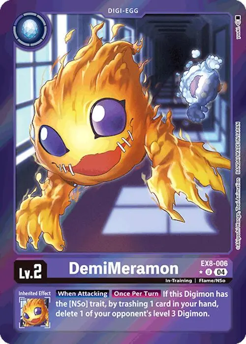 Demimeramon [Ex8-006] (Limited Foil) [Chain Of Liberation] 1