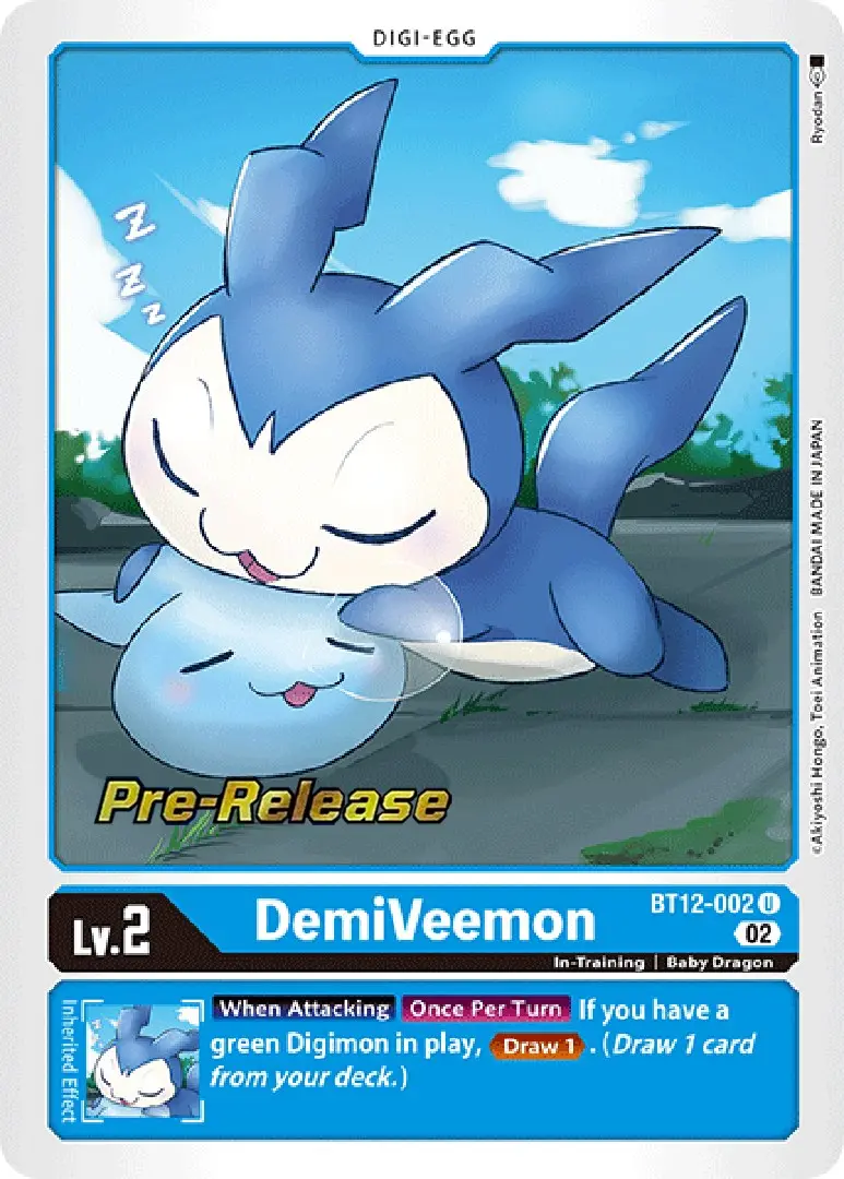 Demiveemon [Bt12-002] [Across Time Pre-Release Cards] 1