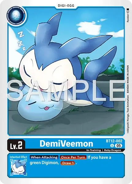 Demiveemon [Bt12-002] (Foil Reprint) [Advanced Booster Digimon Generation] 1
