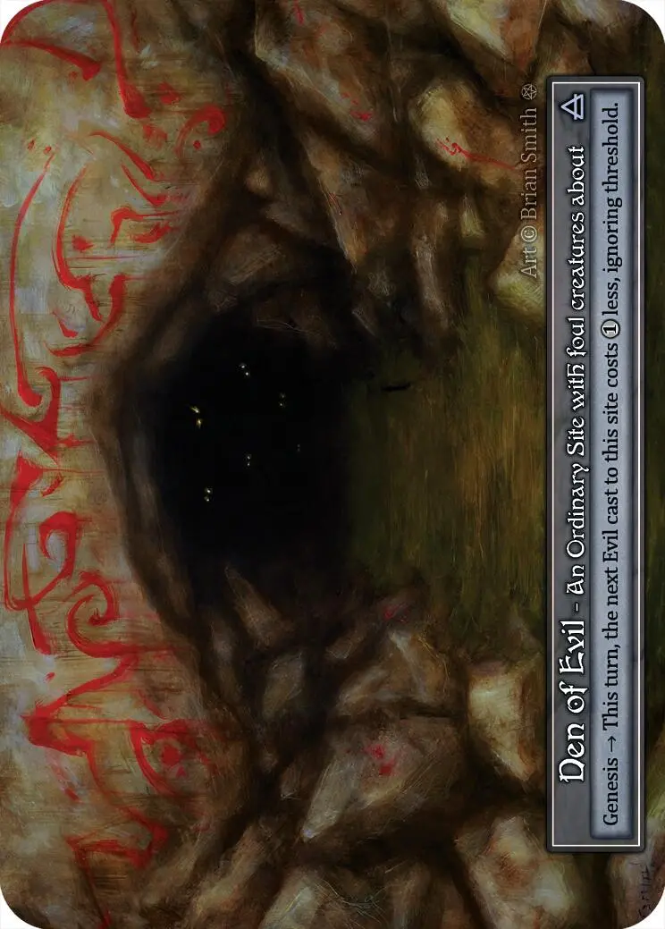 Den Of Evil (Foil) [Gothic] 1