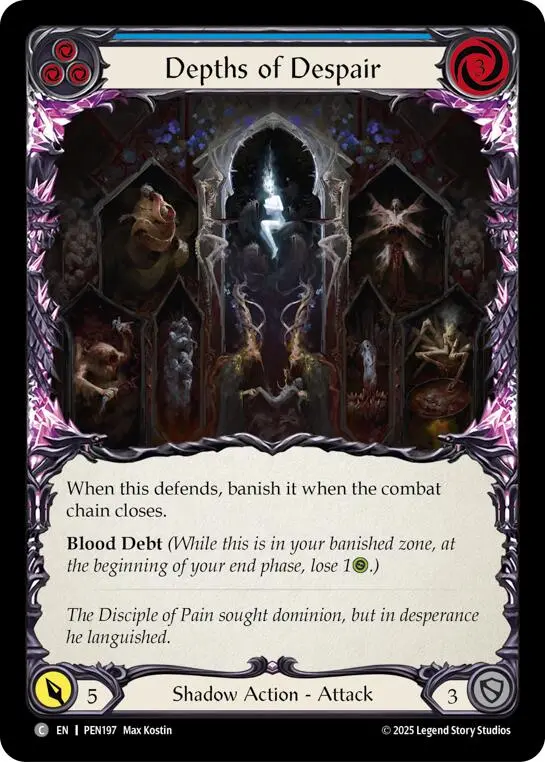 Depths Of Despair (Blue) (Regular) [Pen197] (Compendium Of Rathe) 1
