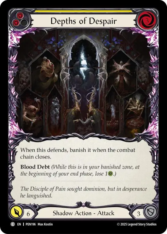 Depths Of Despair (Yellow) (Regular) [Pen196] (Compendium Of Rathe) 1