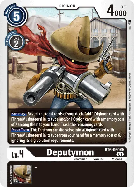 Deputymon [Bt6-060] [Double Diamond] 1