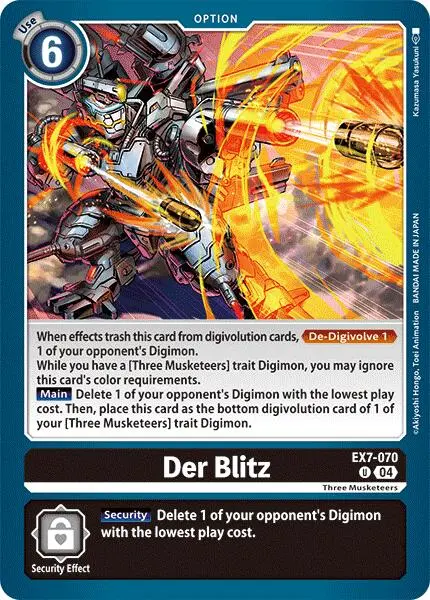 Der Blitz [Ex7-070] [Digimon Liberator] 1