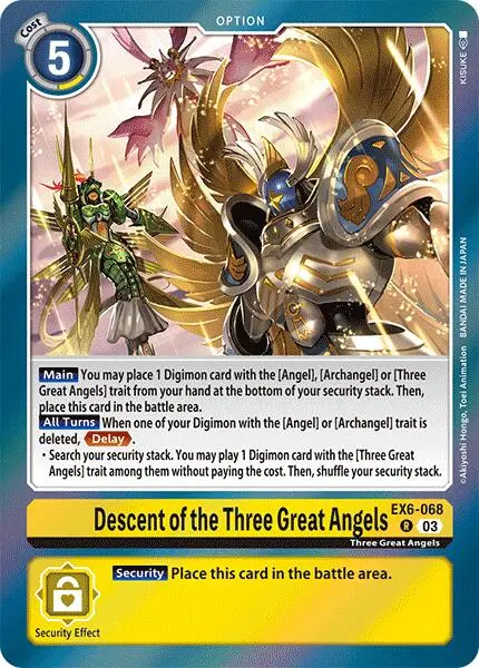 Descent Of The Three Great Angels [Ex6-068] [Infernal Ascension] 1