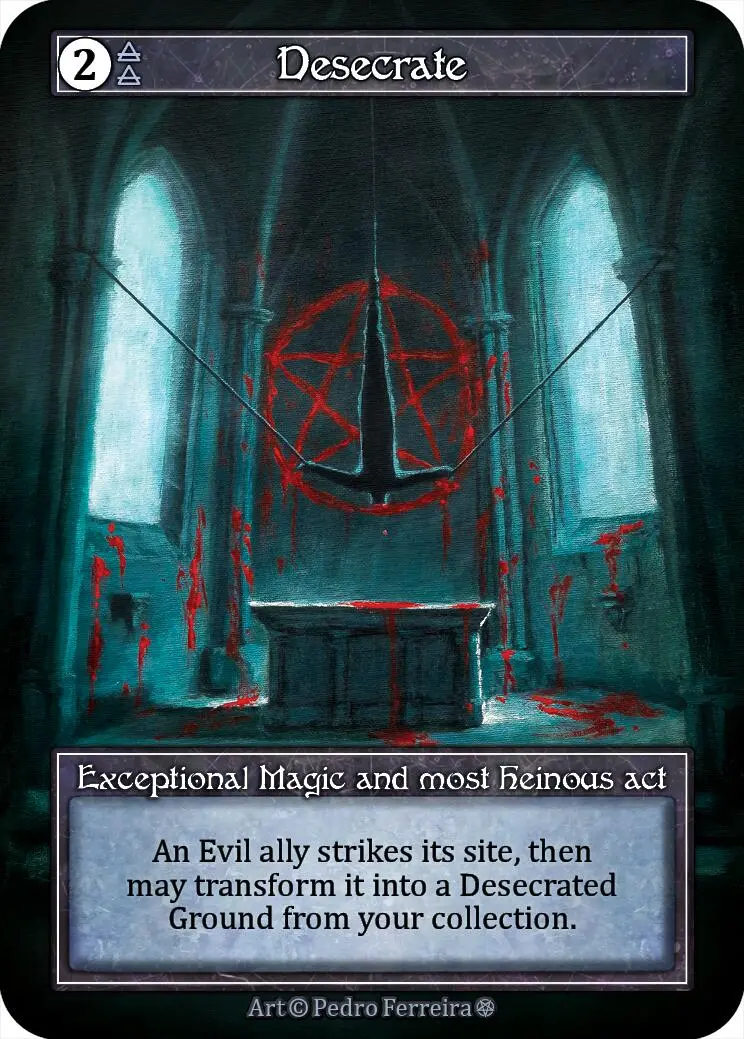 Desecrate (Foil) [Gothic] 1