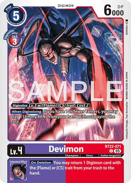 Devimon [Bt22-071] [Cyber Eden] 1