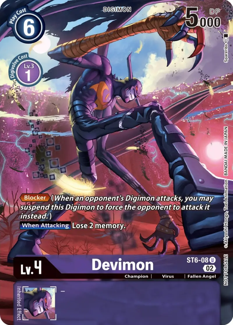 Devimon [St6-08] (Box Topper) [Dimensional Phase] 1