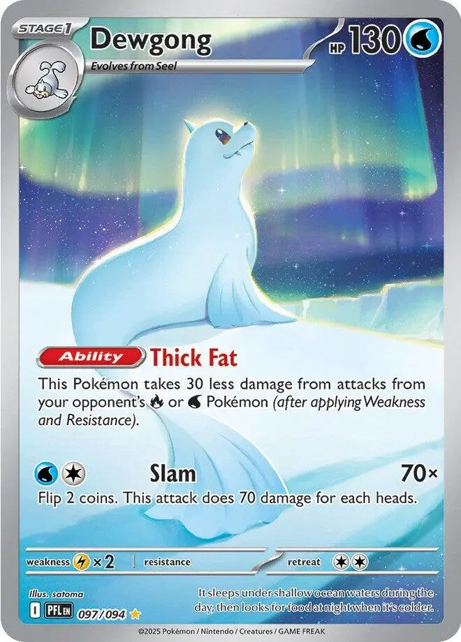 Dewgong (097/094) [Mega Evolution: Phantasmal Flames] 1