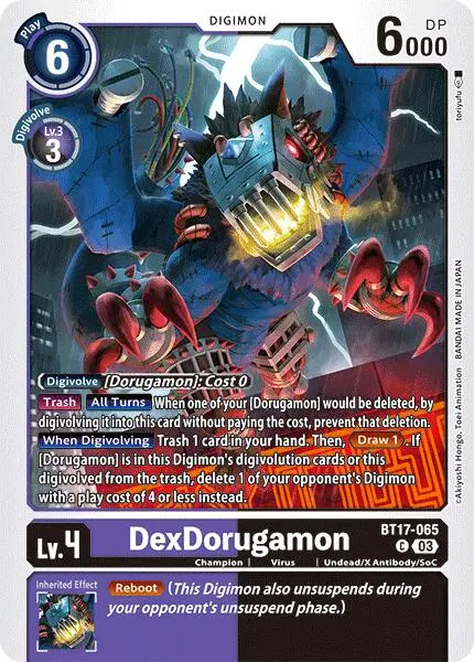 Dexdorugamon [Bt17-065] [Secret Crisis] 1