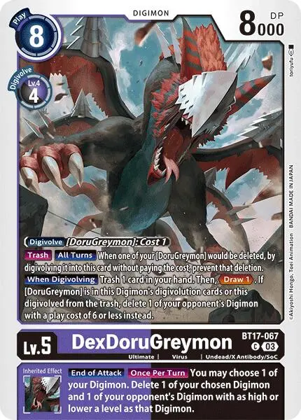 Dexdorugreymon [Bt17-067] [Secret Crisis] 1