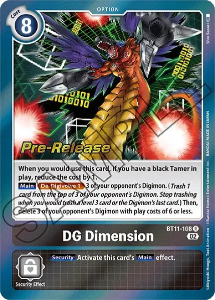 Dg Dimension [Bt11-108] [Dimensional Phase Pre-Release Promos] 1