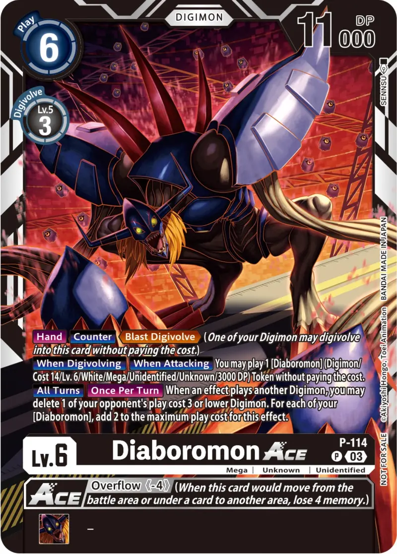 Diaboromon Ace [P-114] (3Rd Anniversary Survey Pack) [Promotional Cards] 1