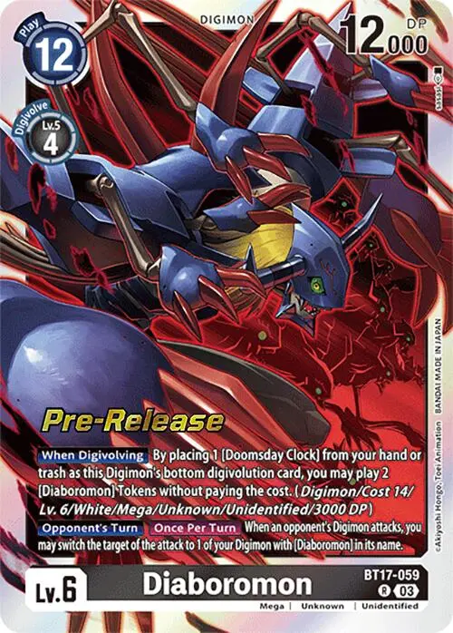 Diaboromon [Bt17-059] [Secret Crisis Pre-Release Cards] 1