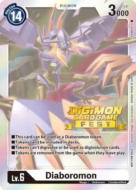 Diaboromon Token (Digimon Card Game Fest 2022) [Release Special Booster Promos] 1
