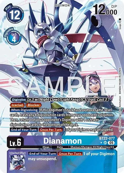 Dianamon [Bt22-077] (Alternate Art) [Cyber Eden] 1