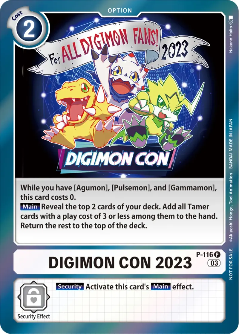 Digimon Con 2023 [P-116] (Official Tournament Pack Vol.11) [Promotional Cards] 1