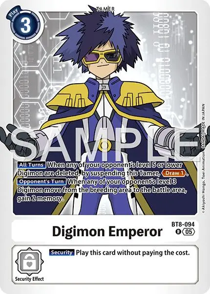 Digimon Emperor [Bt8-094] (Foil Reprint) [Advanced Booster Digimon Generation] 1