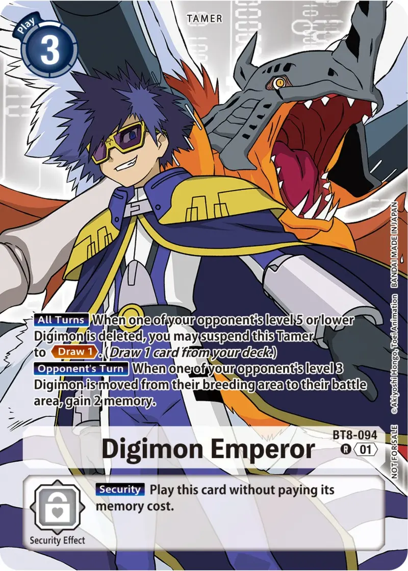 Digimon Emperor [Bt8-094] (Tamer Party Pack -The Beginning-) [New Awakening] 1