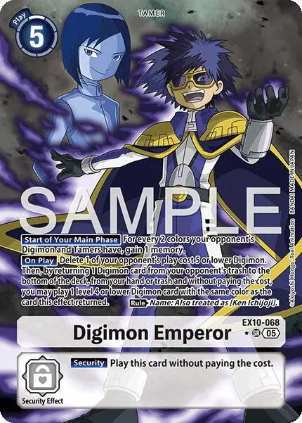 Digimon Emperor [Ex10-068] (Alternate Art) [Sinister Order] 1