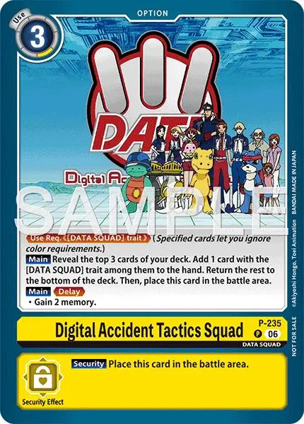 Digital Accident Tactics Squad [P-235] (Store Tournament 2026 Vol. 2 Participation Pack) [Promotional Cards] 1