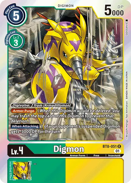 Digmon [Bt8-051] [New Awakening] 1