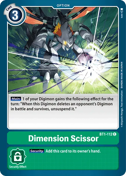 Dimension Scissor [Bt1-112] [Release Special Booster Ver.1.0] 1