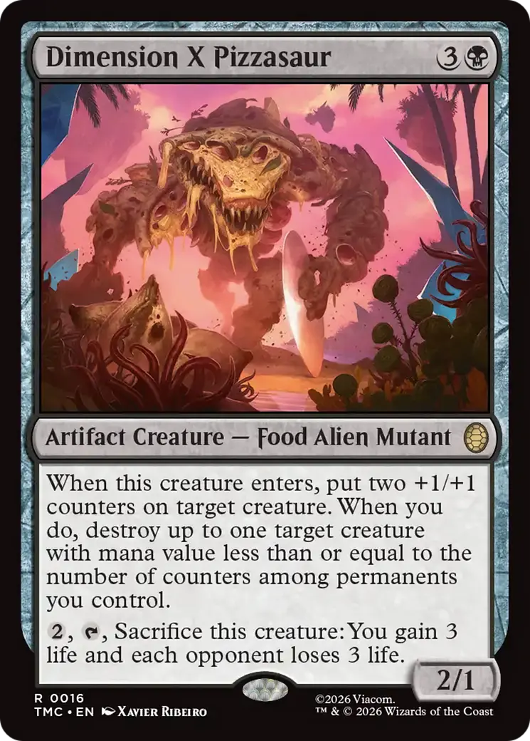 Dimension X Pizzasaur [Teenage Mutant Ninja Turtles Commander] 1