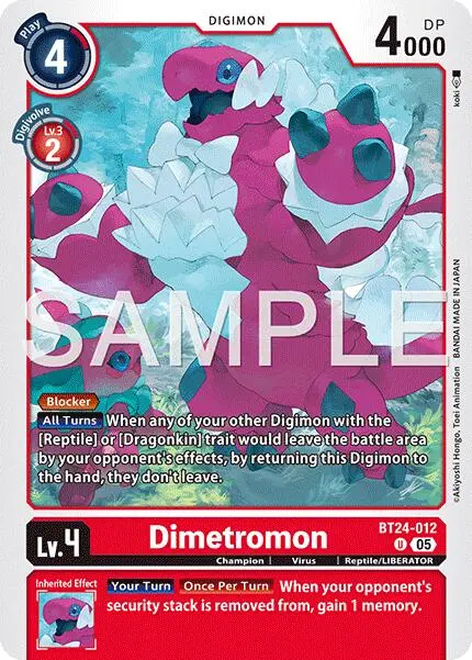 Dimetromon [Bt24-012] [Time Stranger] 1