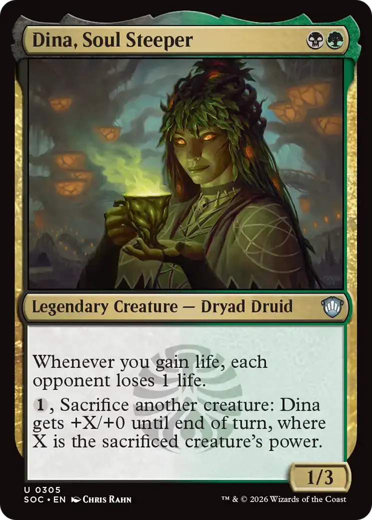 Dina, Soul Steeper [Secrets Of Strixhaven Commander] 1