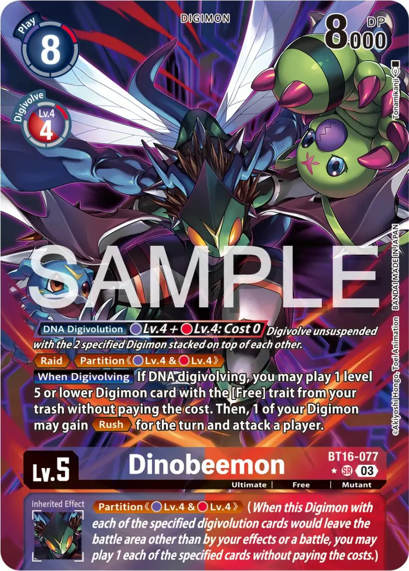 Dinobeemon [Bt16-077] (Alternate Art) [Beginning Observer] 1
