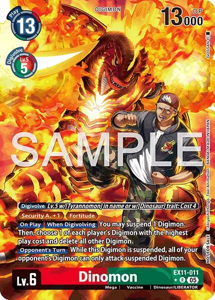 Dinomon [Ex11-011] (Box Topper) [Dawn Of Liberator] 1