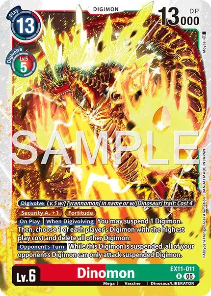 Dinomon [Ex11-011] [Dawn Of Liberator] 1