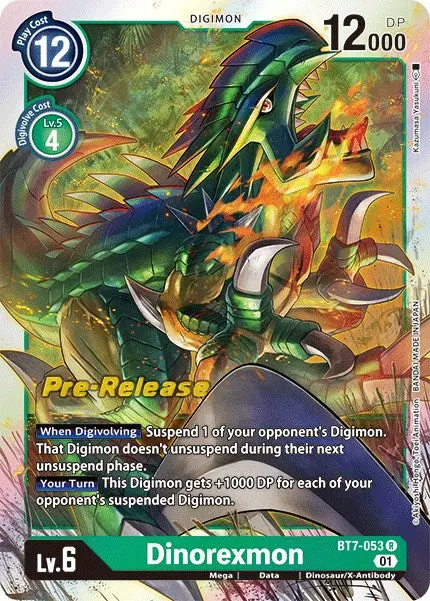Dinorexmon [Bt7-053] [Next Adventure Pre-Release Cards] 1