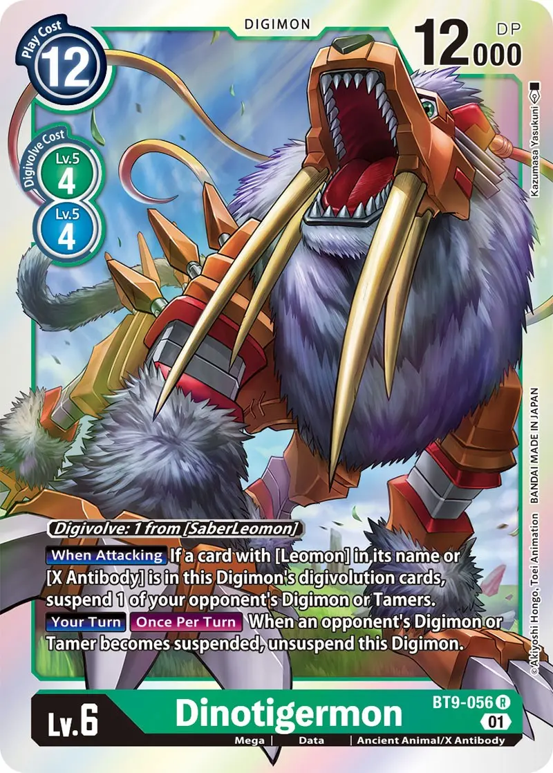Dinotigermon [Bt9-056] [X Record] 1