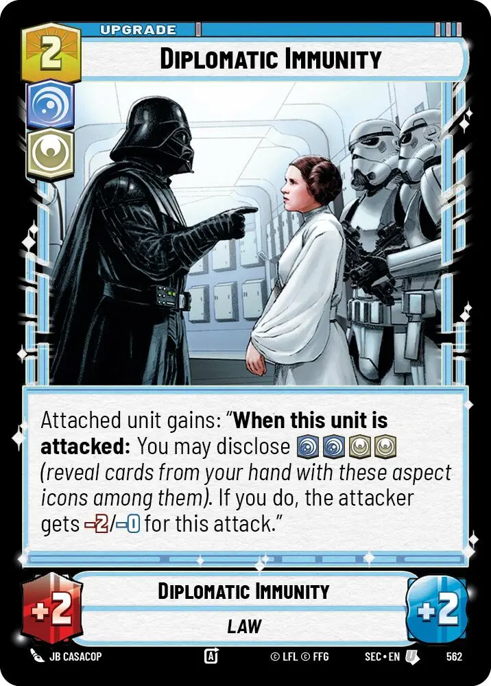 Diplomatic Immunity (562) (Foil) (562) [Secrets Of Power] 1