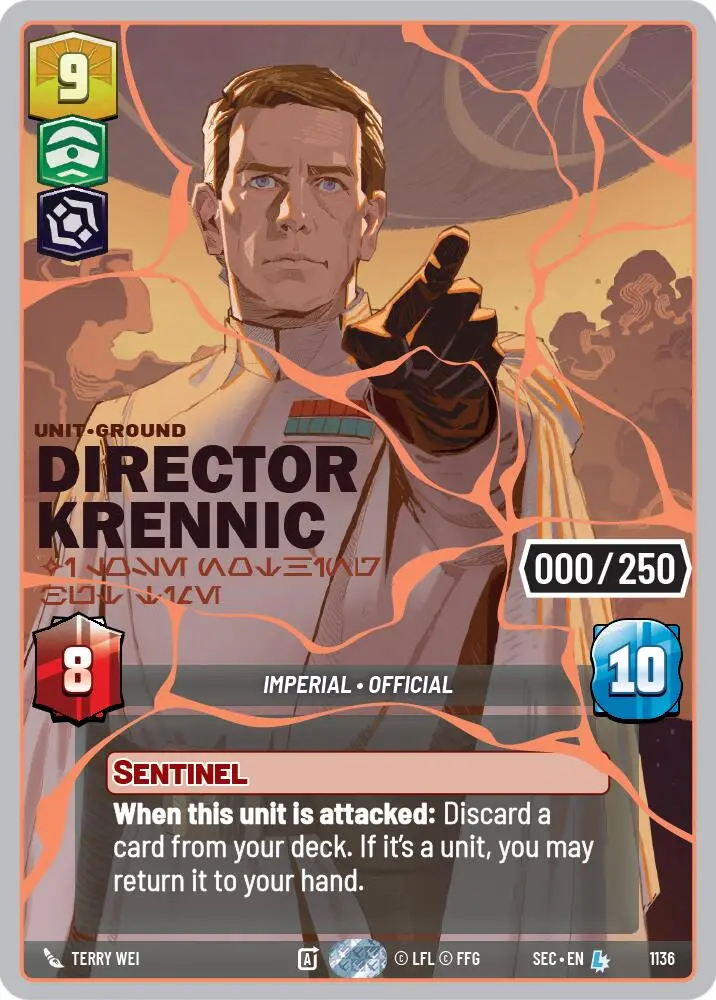 Director Krennic - I Lose Nothing But Time (1136) (Serialized) (Rose Gold) (1136) [Secrets Of Power] 1