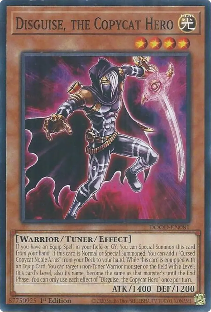 Disguise, The Copycat Hero [Dood-En081] Common 1