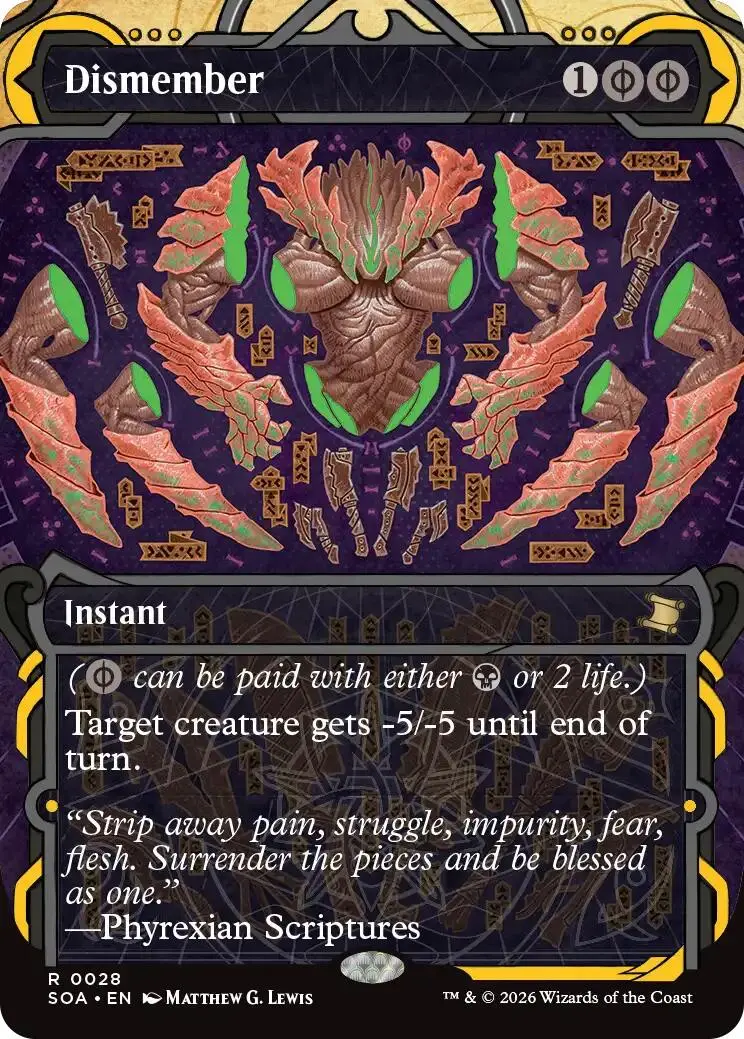 Dismember [Secrets Of Strixhaven: Mystical Archive] 1