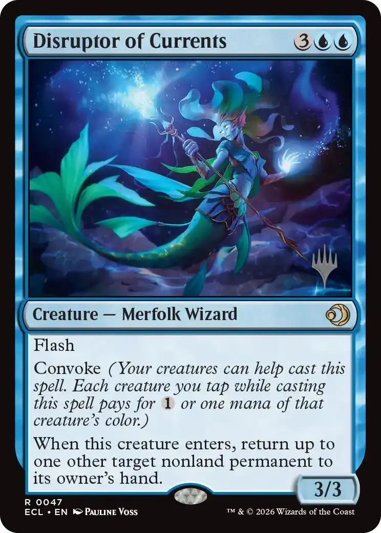 Disruptor Of Currents [Lorwyn Eclipsed Promos] 1