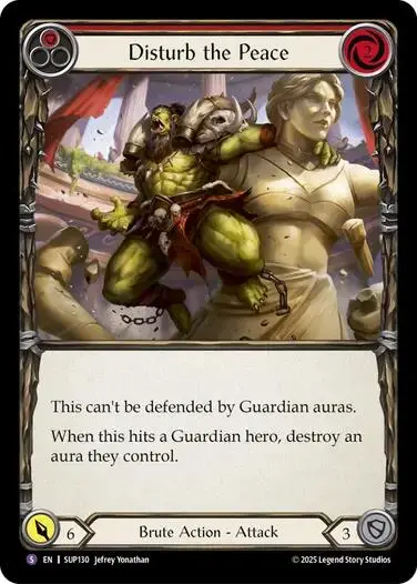 Disturb The Peace [Sup130] (Super Slam)  Rainbow Foil 1