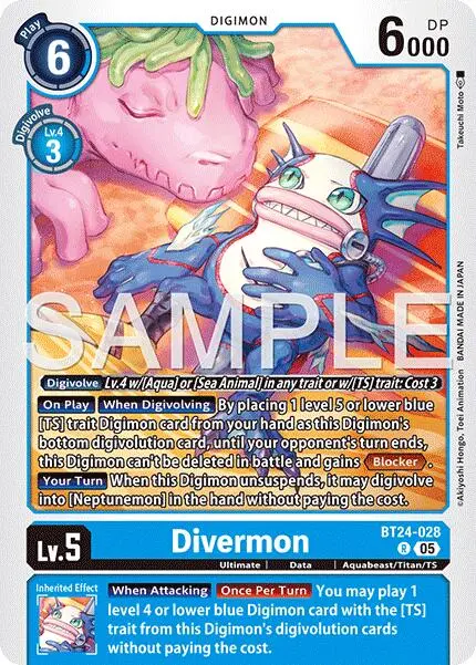 Divermon [Bt24-028] [Time Stranger] 1