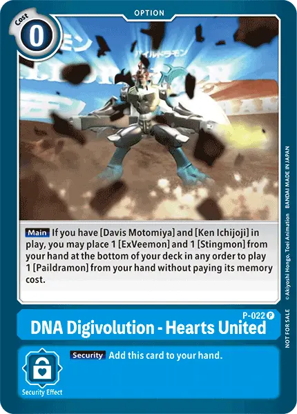 Dna Digivolution - Hearts United [P-022] [Promotional Cards] 1
