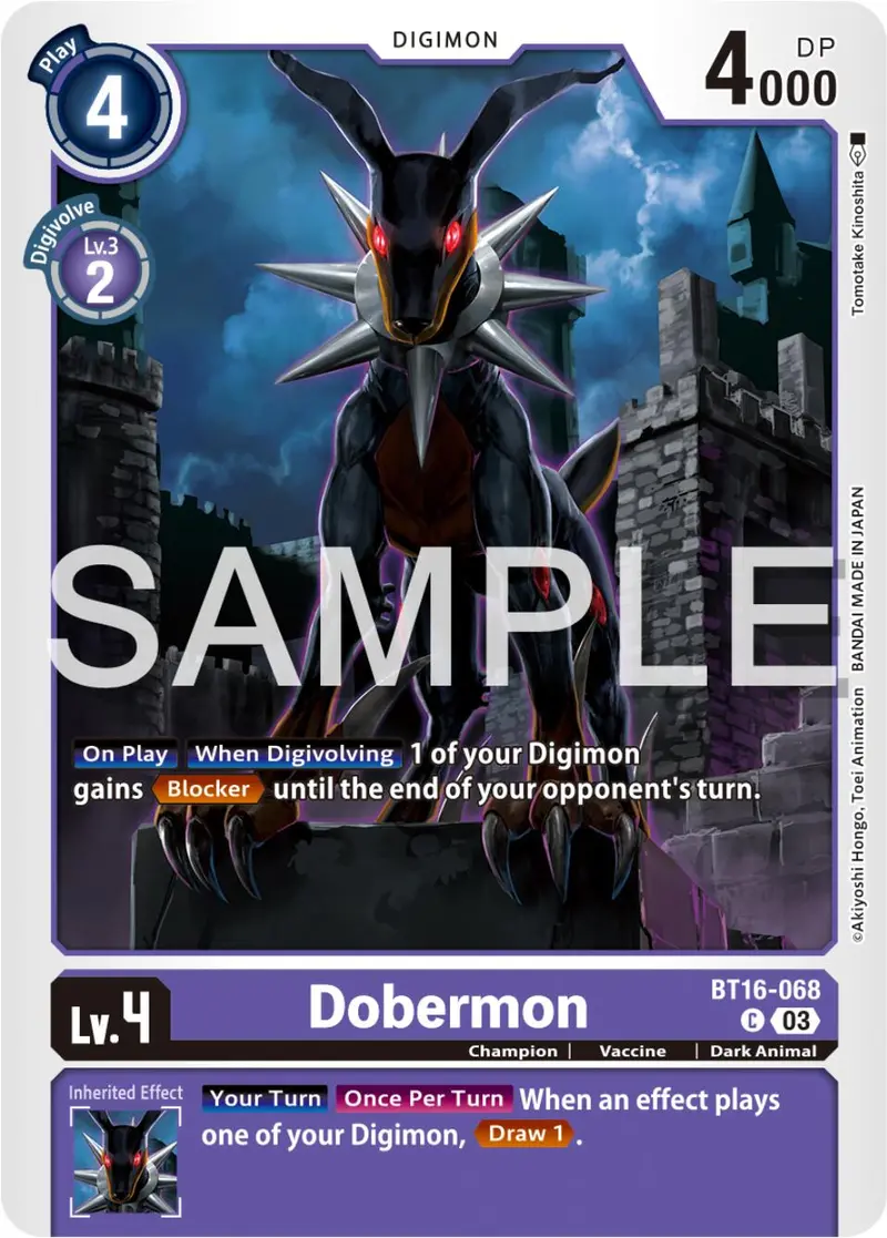 Dobermon [Bt16-068] [Beginning Observer] 1