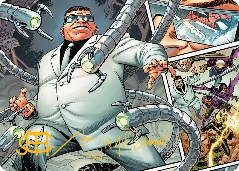 Doctor Octopus, Master Planner Art Card (48/54) (Gold-Stamped Signature) [Marvel's Spider-Man Art Series] 1