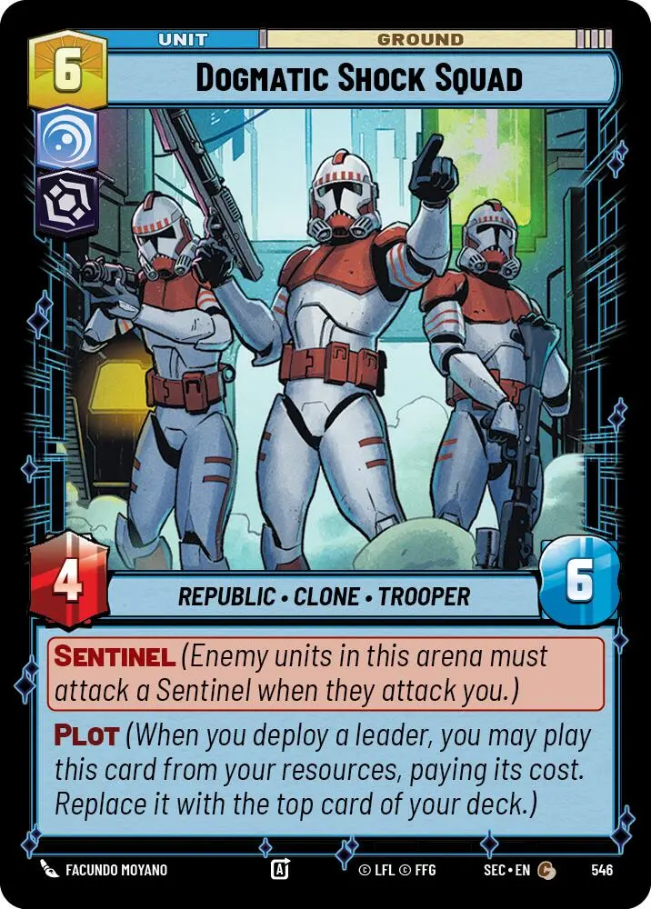 Dogmatic Shock Squad (546) (Foil) (546) [Secrets Of Power] 1